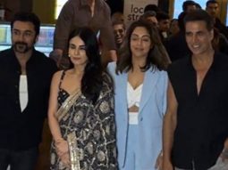 The power-filled team! Akshay Kumar & Radhikka Madan pose with Suriya & Jyothika