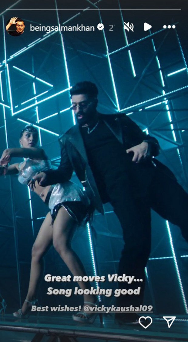 Salman Khan gives thumbs up to Vicky Kaushal's new song 'Tauba Tauba’: “Great moves” 