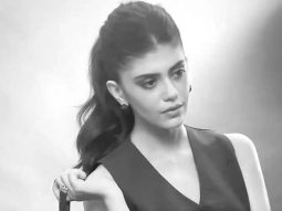 The black & white mood enhances Sanjana Sanghi’s photoshoot