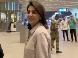 Neetu Kapoor is all smiles as she gets clicked by paps at the airport