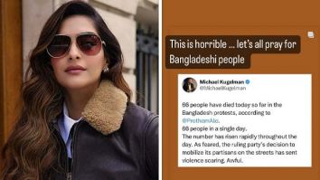 Sonam Kapoor becomes first Indian star to speaks out against Bangladesh protests, calls it ‘terrible’