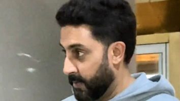 Abhishek Bachchan gets clicked at the airport with family