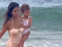 Beachy day with the baby! Shriya Saran with daughter Radha