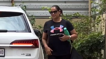 Bipasha Basu gets clicked by paps in her gym outfit