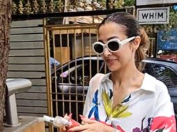 Comfort with style! Malaika Arora waves at paps