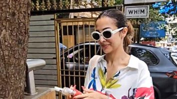 Comfort with style! Malaika Arora waves at paps
