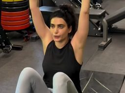 Creating the best version of herself! Karishma Tanna hits the gym