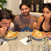 Janhvi Kapoor and Shikhar Pahariya unleash their inner ’foodie’ as they are caught enjoying a meal together in Orry’s photo dump