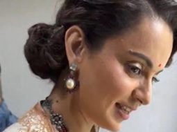 Kangana Ranaut looks the prettiest dressed in a saree