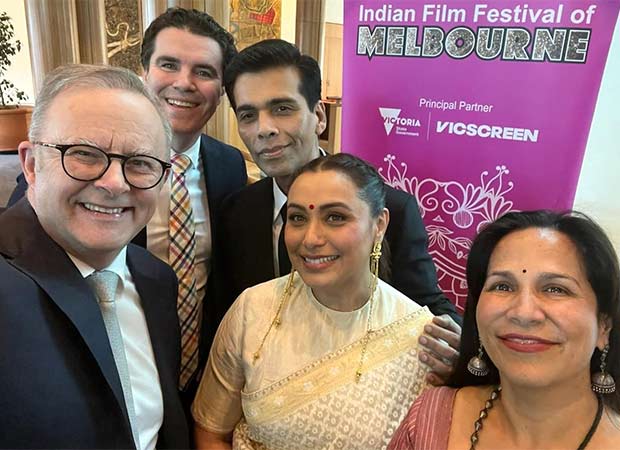 Karan Johar and Rani Mukerji pose with Australian PM in selfie : Bollywood News