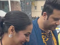 Lovely couple! Krushna Abhishek & Kashmera Shah walk hand in hand at Laughter Chefs set