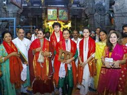 Namrata Shirodkar takes off to Tirupathi in a private plane with kids Gautham and Sitara Ghattamaneni, sister Shilpa Shirodkar, and others