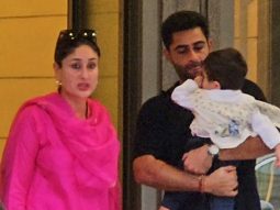 Paps capture a glimpse of Kareena Kapoor Khan in her beautiful pink salwar