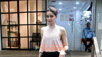 Photos: Ananya Panday spotted outside the gym in Bandra
