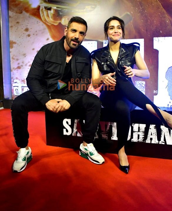 photos john abraham sharvari nikkhil advani and others snapped at vedaa trailer launch 1