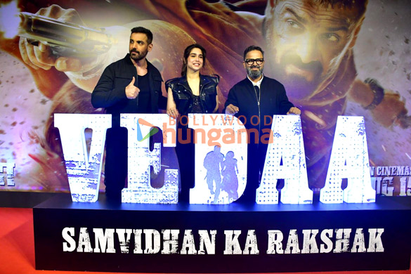 photos john abraham sharvari nikkhil advani and others snapped at vedaa trailer launch 4