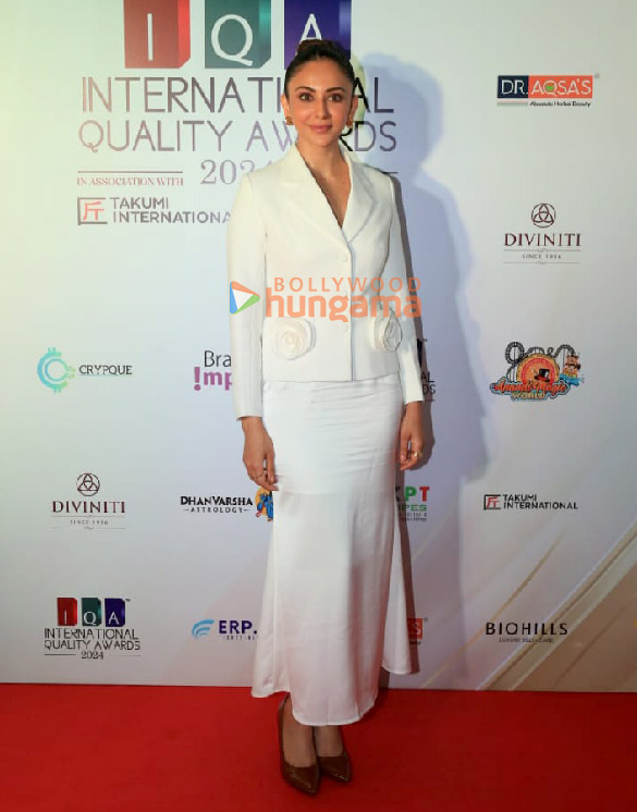 photos rakul preet singh divya khossla gauahar khan and others grace the iqa international quality awards 2024 7