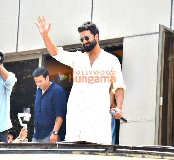 photos vicky kaushal snapped at chitra cinema for grand chhaava poster launch 8