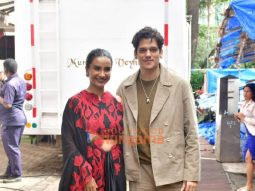 Photos: Vijay Varma, Dia Mirza, Patralekha and Shweta Tiwari snapped promoting IC 814: The Kandahar Hijack on Aapka Apna Zakir show