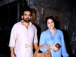 Photos: Zaheer Khan and Sagarika Ghatge snapped in Bandra