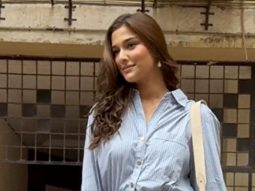 Pretty smile! Saiee Manjrekar poses for paps as she gets clicked in the city