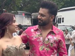 Rahul Vaidya & Jannat Zubair get clicked together at Laughter Chefs set