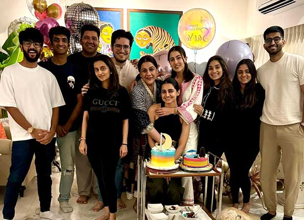 Sara Ali Khan celebrates birthday with her close ones and mother Amrita Singh; shares photos from her cake cutting ceremony