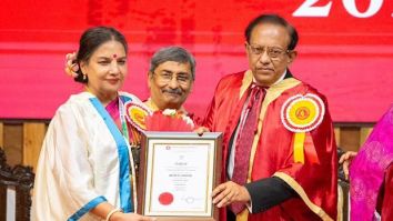 Shabana Azmi felicitated with Honorary Doctorate: “Art can be used as an instrument for social change”