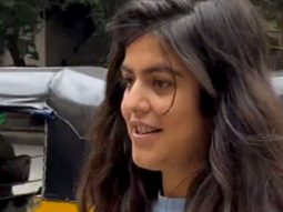 Shenaz Treasury gets clicked in the city by paps