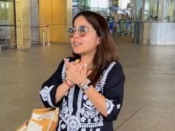 Shweta Tripathi chit chats with paps as she gets clicked at the airport