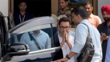 Simplicity over everything! Aamir Khan greets with a namaste at the airport