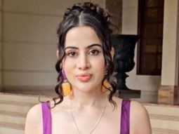 Uorfi Javed smiles for paps as she rocks a purple outfit