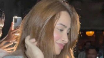 Mahira Sharma gets clicked by paps at a restaurant in Mumbai