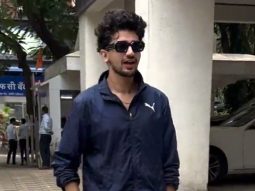 Vishal Panday strikes a pose for paps as he gets clicked in the city