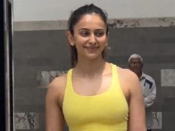Workout mode on! Rakul Preet Singh gets clicked by paps outside gym