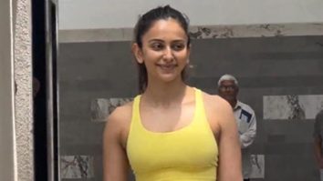 Workout mode on! Rakul Preet Singh gets clicked by paps outside gym