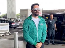 Wow! Ayushmann Khurrana rocks a green jacket at the airport