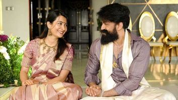 Yash shares photos with wife Radhika Pandit as they celebrate Varalaxmi pooja at their residence