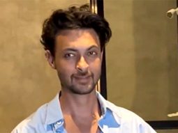 Aayush Sharma smiles for paps as he gets clicked in the city