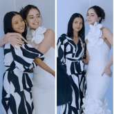 Ananya Panday dons custom couture designed by Nancy Tyagi, watch