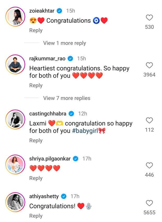 Deepika Padukone and Ranveer Singh receive love from Alia Bhatt, Priyanka Chopra, Nick Jonas, Arjun Kapoor & more on the arrival of their baby girl, see their messages 