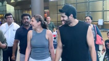 Dhvani Bhanushali is all smiles as she gets clicked at the airport