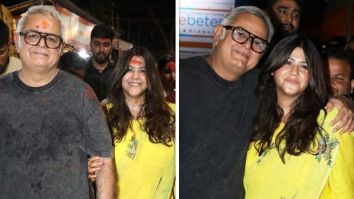 Ektaa R Kapoor and Hansal Mehta seek blessings at Lalbaugcha Raja ahead of The Buckingham Murders release