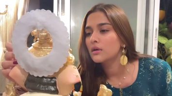 Ganpati Bappa is here! Saiee Manjrekar decorates Bappa’s murti