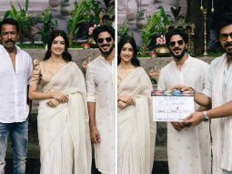 Dulquer Salmaan, Rana Daggubati attend traditional pooja for their film Kaantha