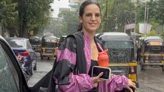 Natasa Stankovic gets clicked in the city by paps