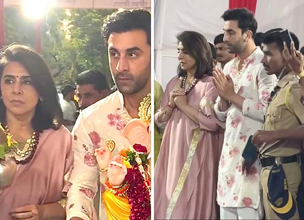 Neetu Kapoor shares photos of Ganpati celebrations with son Ranbir Kapoor