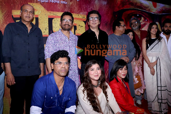 photos aamir khan sajid nadiadwala rajkumar hirani ashutosh gowariker raj thackeray and others grace the trailer launch of yek number 2