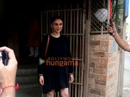 Photos: Aditi Rao Hydari snapped outside a dubbing studio in Bandra
