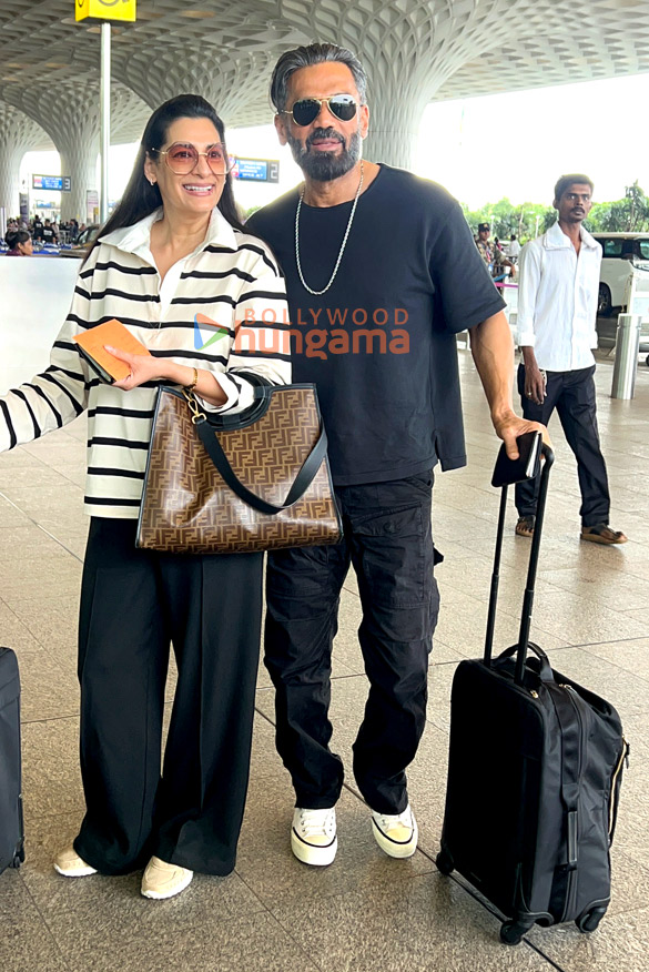 photos disha patani madhuri dixit karan johar and others snapped at the airport 5